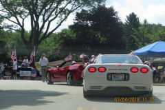 8-RED_WHITE_BLUE VETTES LEADING THE PARADE
